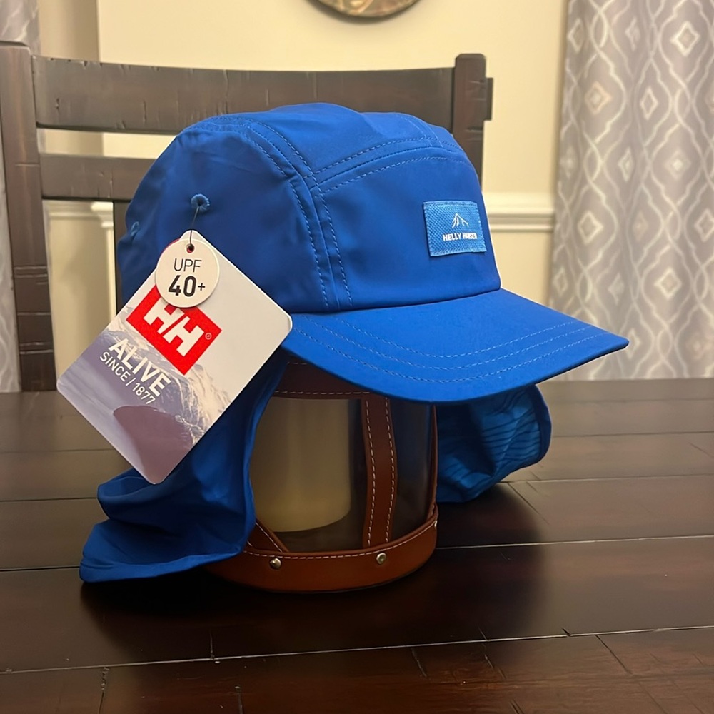Helly Hansen HH Desert Cap Hat new cobalt blue UPF 40+ Adult Standard One Size